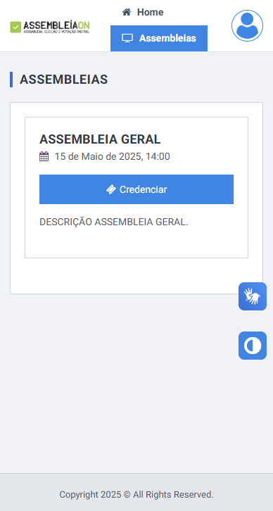 Lista de Assembleias