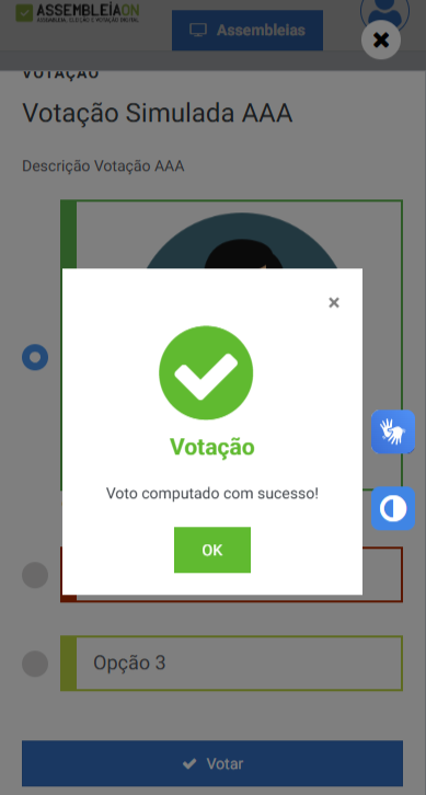 Confirmação de Voto